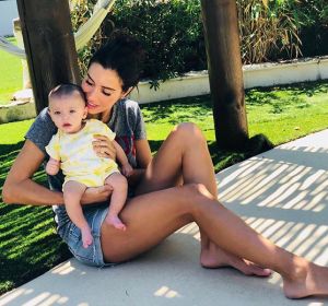 Pilar Rubio con el pequeño Alejandro Pilar Rubio con el pequeño Alejandro