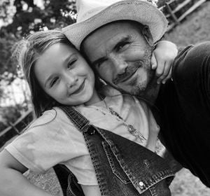David Beckham celebra los siete años de su pequeña, Harper Beckham David Beckham celebra los siete años de su pequeña, Harper Beckham