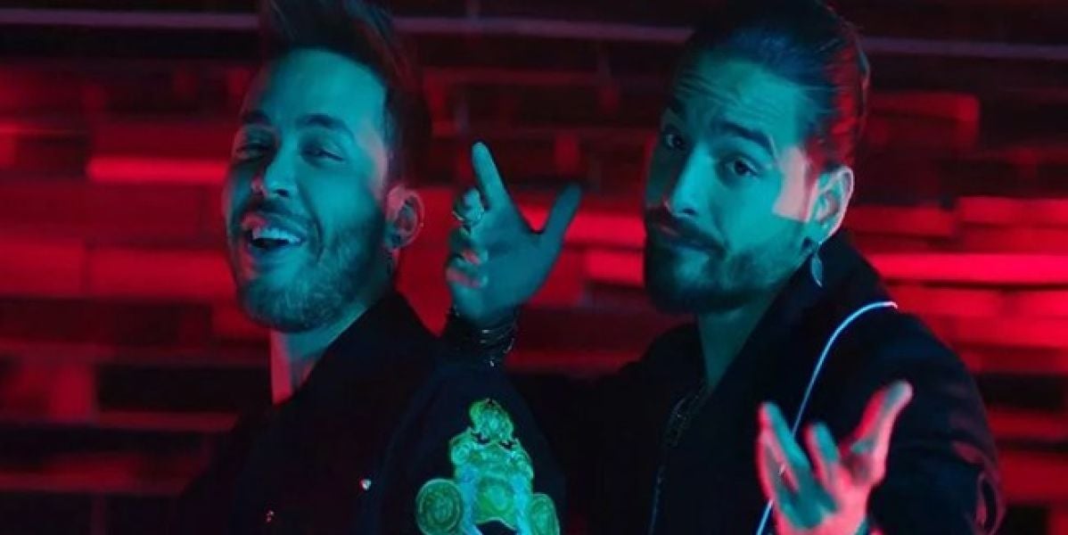 Prince Royce y Maluma en el videoclip 'El Clavo'