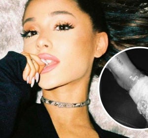 El nuevo tatuaje de Chihiri de Ariana Grande El nuevo tatuaje de Chihiri de Ariana Grande