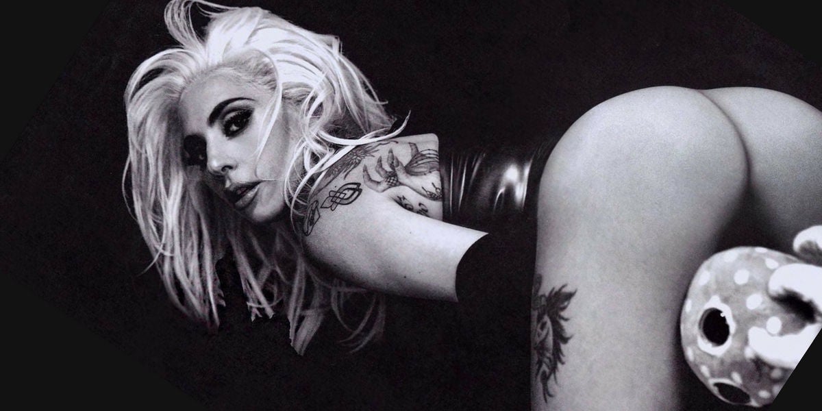 Lady Gaga en la sesión de fotos de Eli Russell Linnetz