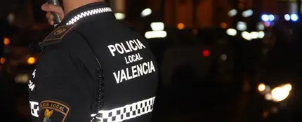 Un policía local de Valencia Un policía local de Valencia