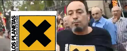 La camiseta del cámara agredido de Telemadrid es la portada de un disco de 'Los Planetas' La camiseta del cámara agredido de Telemadrid es la portada de un disco de 'Los Planetas'