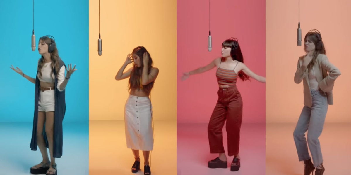 Aitana, Ana Guerra, TINI y Greecy Rendon en el remix de 'Lo Malo'