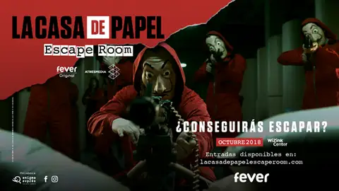 Escape Room de 'La casa de papel' Consigue tus entradas