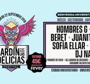 Cartel del festival Jardín de las Delicias Cartel del festival Jardín de las Delicias