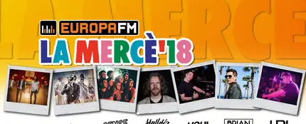 Cartel del escenario Europa FM para La Mercè 2018 Cartel del escenario Europa FM para La Mercè 2018