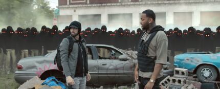 Eminem y Joyner Lucas en el videoclip de 'Lucky You'