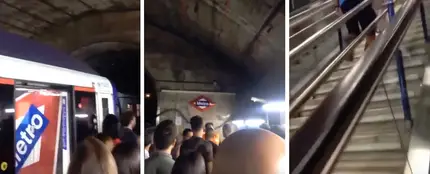 Desalojan el Metro por la explosión de un portátil Desalojan el Metro por la explosión de un portátil
