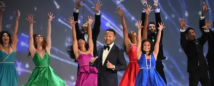 El número musical corría a cargo de John Legend El número musical corría a cargo de John Legend