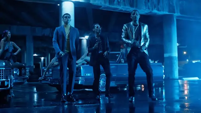 Marc Anthony, Will Smith y Bad Bunny en el videoclip de ‘Está rico’