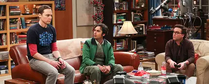 Sheldon, Raj y Leonard en 'The Big Bang Theory' Sheldon, Raj y Leonard en 'The Big Bang Theory'