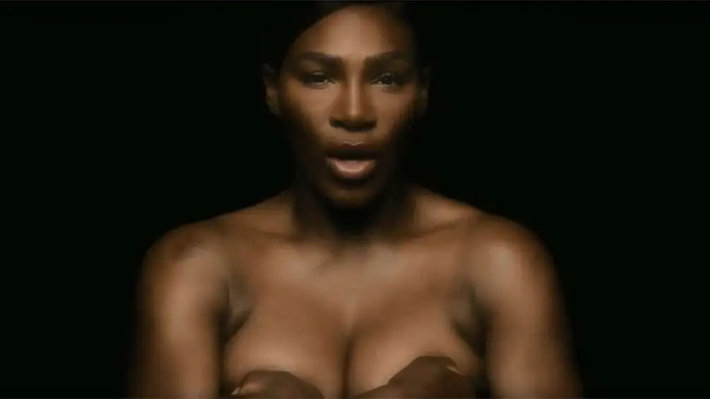 Serena Williams en el vídeo de I Touch Myself Project 2018 Serena Williams en el vídeo de I Touch Myself Project 2018