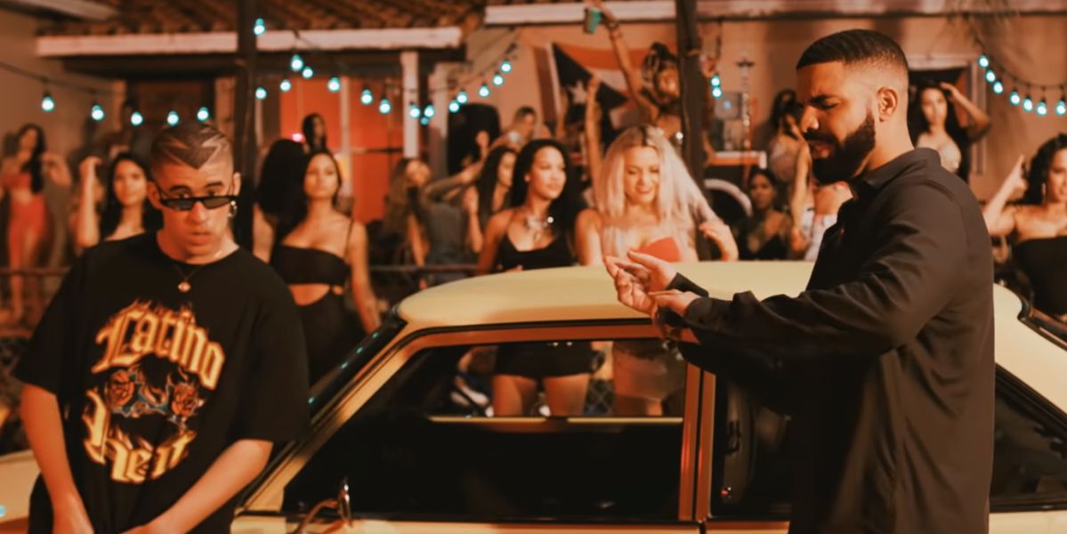 Bad Bunny y Drake en 'Mia'