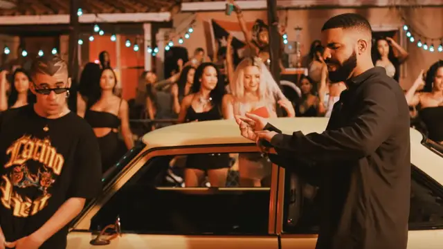 Bad Bunny y Drake en 'Mia'