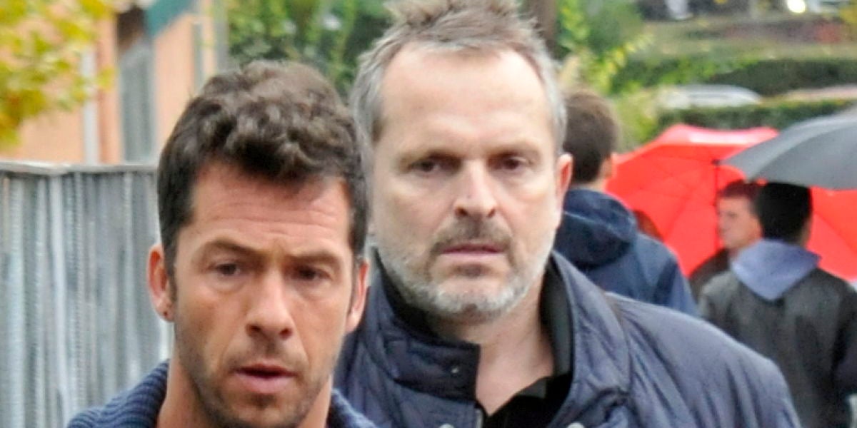 Miguel Bosé y Nacho Palau