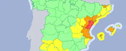 Mapa de España ante una de las peores gotas frías Mapa de España ante una de las peores gotas frías