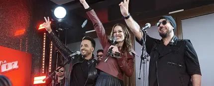 La Voz - Luis Fonsi y Antonio Orozco sorprenden a Madrid La Voz - Luis Fonsi y Antonio Orozco sorprenden a Madrid