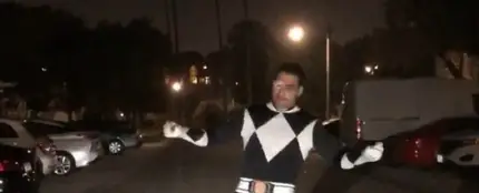 Miguel Ángel Silvestre baila disfrazado de Power Ranger Miguel Ángel Silvestre baila disfrazado de Power Ranger