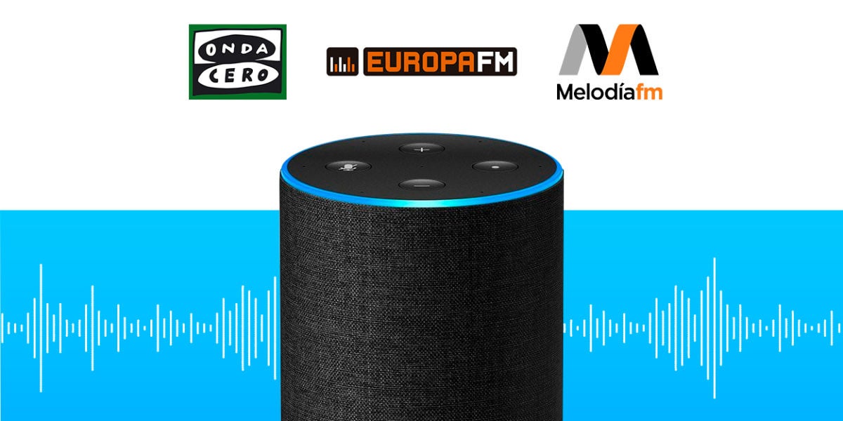 Onda Cero, Europa FM y Melodía FM ya están disponibles en los dispositivos de Alexa, el asistente de voz de Amazon