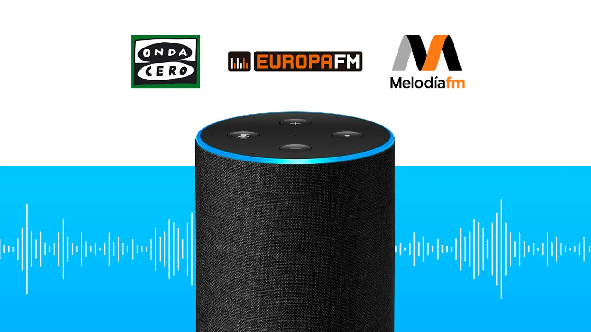Onda Cero, Europa FM y Melodía FM ya están disponibles en los dispositivos de Alexa, el asistente de voz de Amazon title=