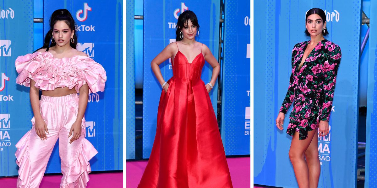 Rosalía, Camila Cabello y Dua Lipa en los MTV EMAs 2018