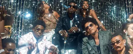 Bruno Mars, Gucci Mane y Kodak Black en el vídeo de 'Wake Up In The Sky' Bruno Mars, Gucci Mane y Kodak Black en el vídeo de 'Wake Up In The Sky'