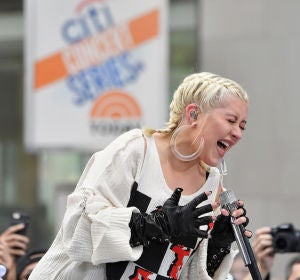 Christina Aguilera durante su actuación en el Citi Concert Series Christina Aguilera durante su actuación en el Citi Concert Series