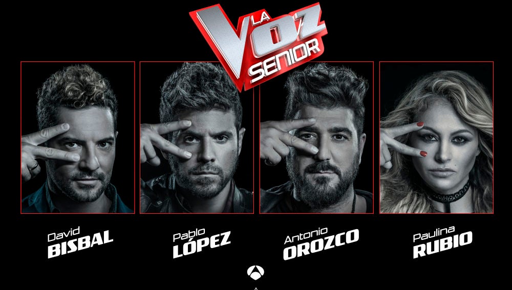 Los coaches de 'La Voz Senior'