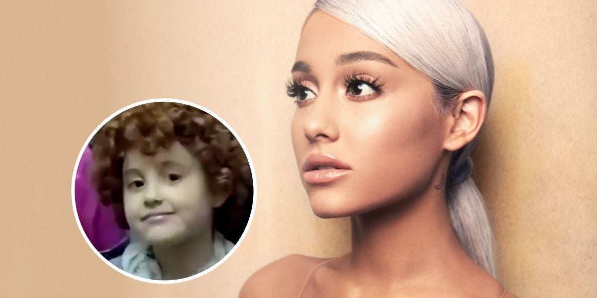 El vídeo de Ariana Grande de pequeña