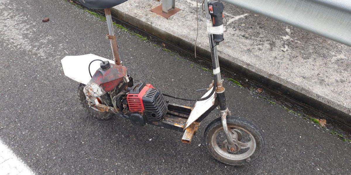 Patinete del vecino de Lugo