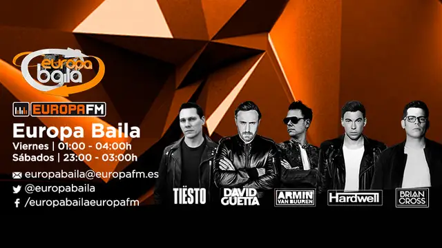 Tiësto en Europa Baila, con Brian Cross