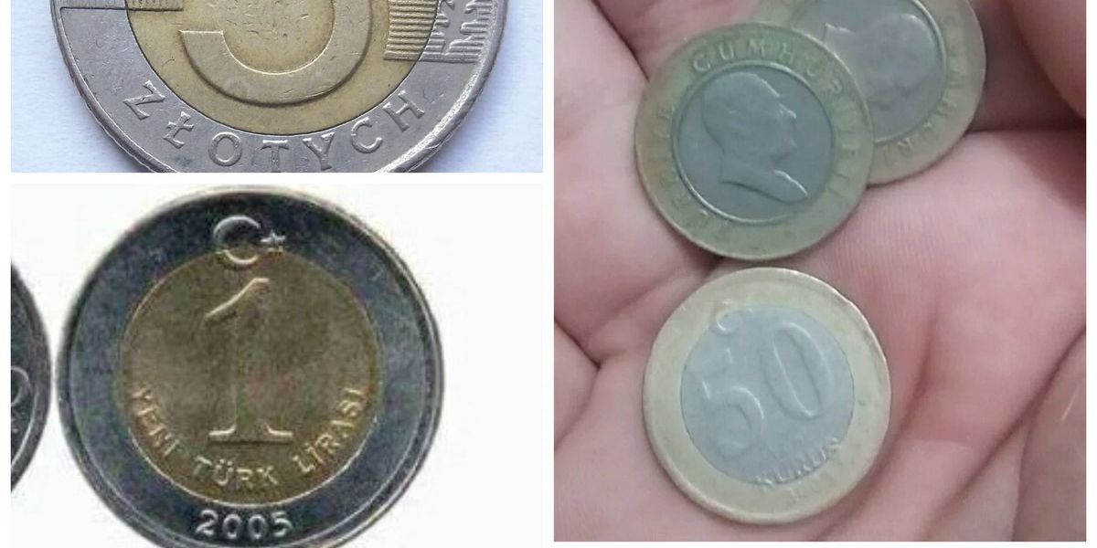 Monedas parecidas a los euros