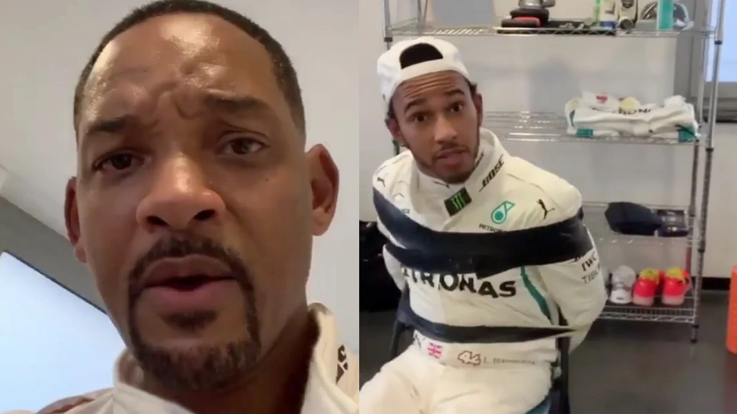 Will Smith 'secuestra' a Lewis Hamilton
