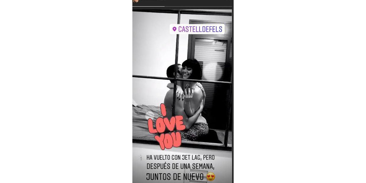 Ares Teixidó junto a su nuevo amor