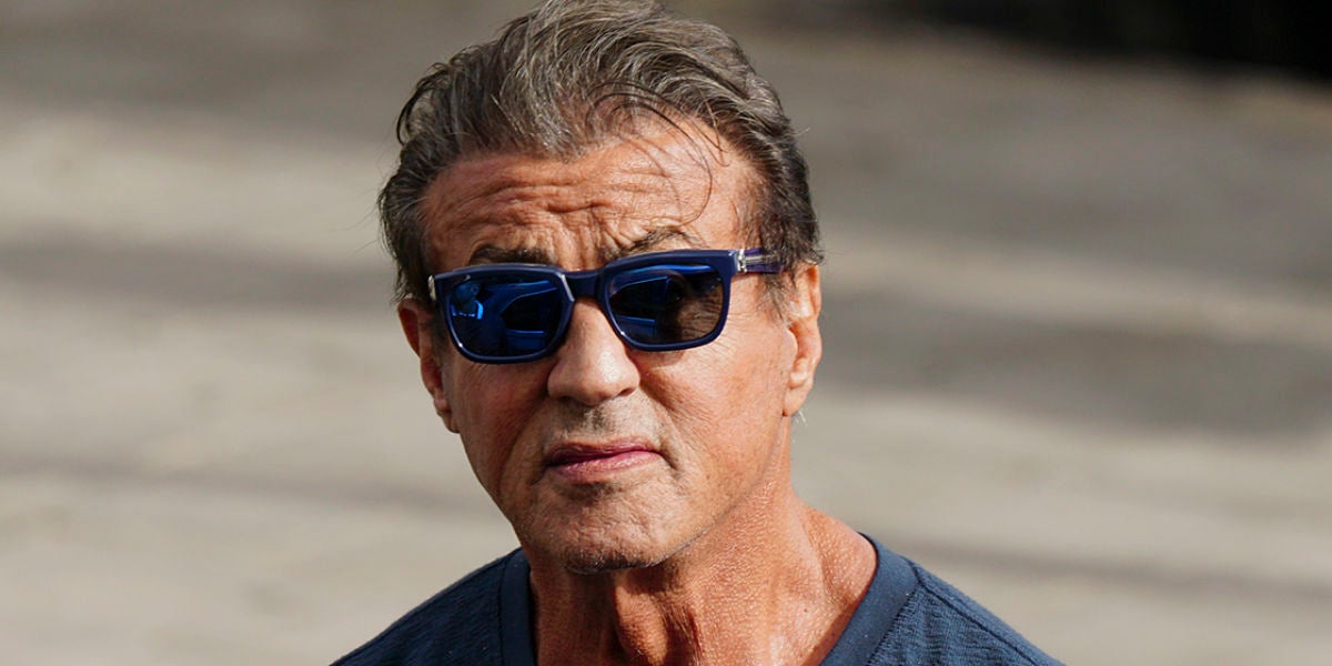 Sylvester Stallone en el rodaje de 'Creed 2'