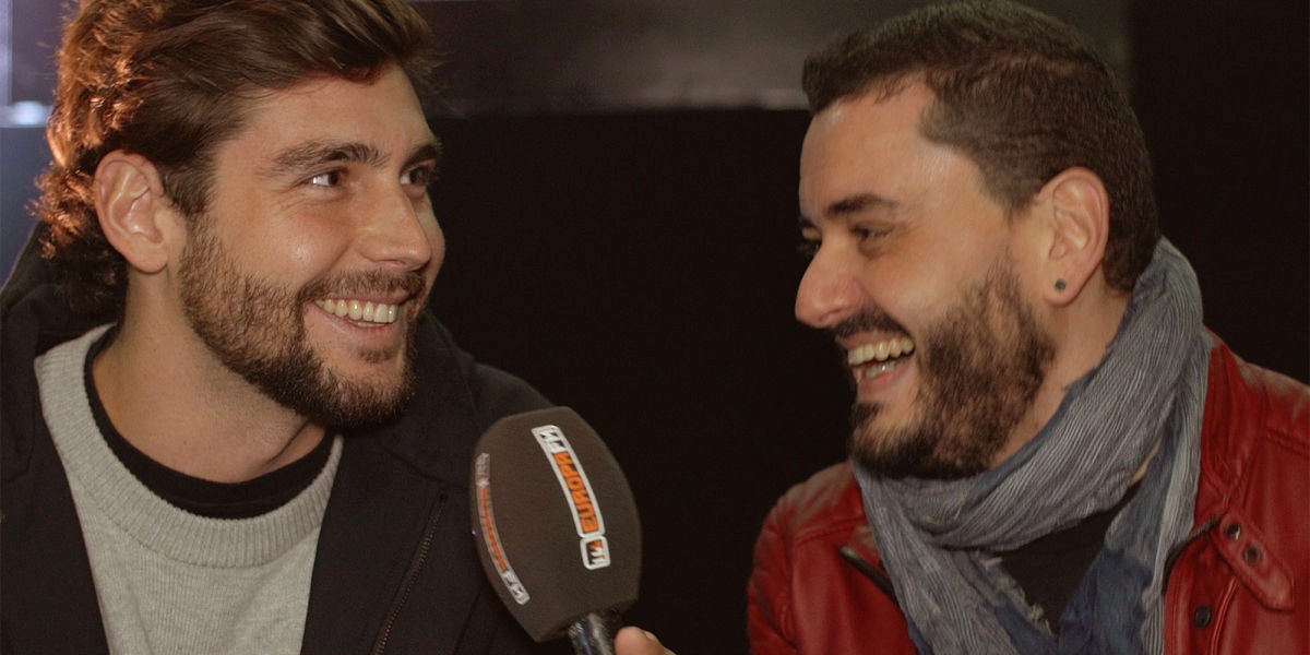 Alvaro Soler y Juanma Romero durante su entrevista para Europa FM