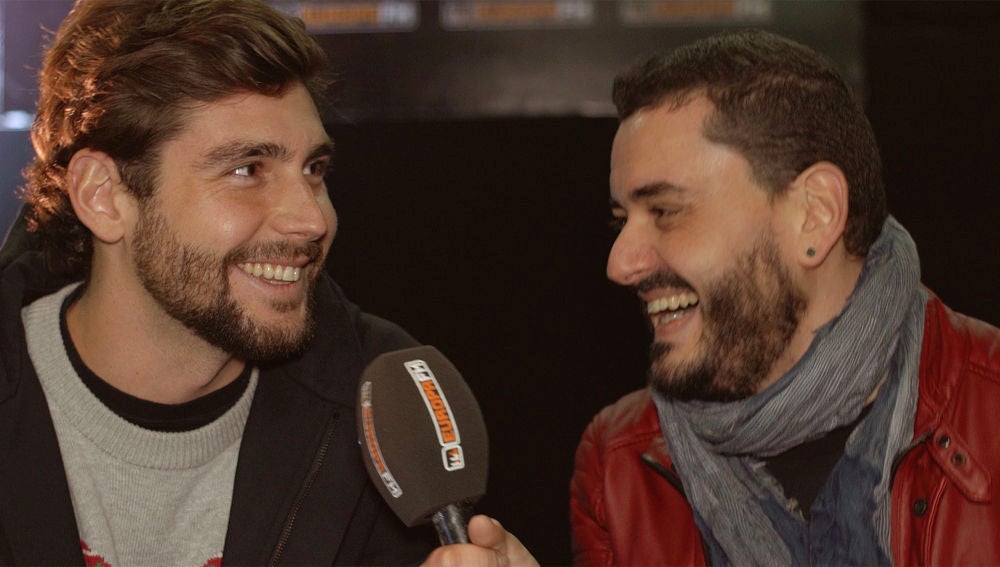 Alvaro Soler y Juanma Romero durante su entrevista para Europa FM