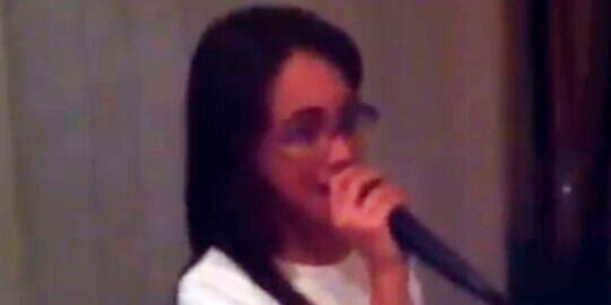 Aitana cuando tenía 12 años