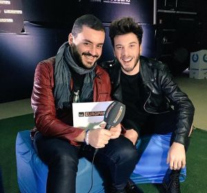 Juanma Romero y Blas Cantó durante su entrevista para Europa FM Juanma Romero y Blas Cantó durante su entrevista para Europa FM