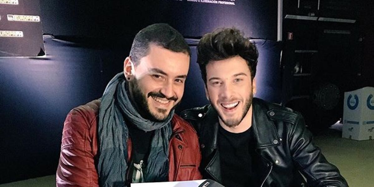 Juanma Romero y Blas Cantó durante su entrevista para Europa FM