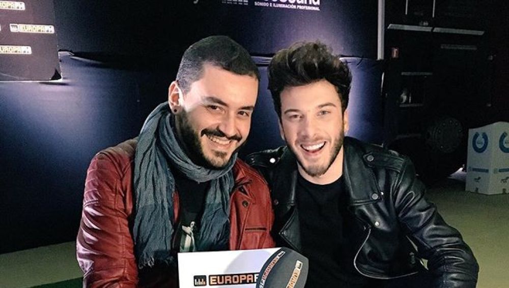 Juanma Romero y Blas Cantó durante su entrevista para Europa FM
