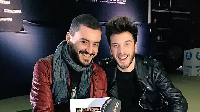 Juanma Romero y Blas Cantó durante su entrevista para Europa FM
