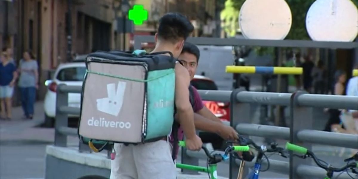 Trabajadores de Deliveroo