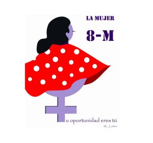 El diseño de Laura Luelmo para el 8-M El diseño de Laura Luelmo para el 8-M