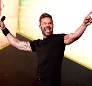 Ricky Martin durante uno de sus conciertos Ricky Martin durante uno de sus conciertos