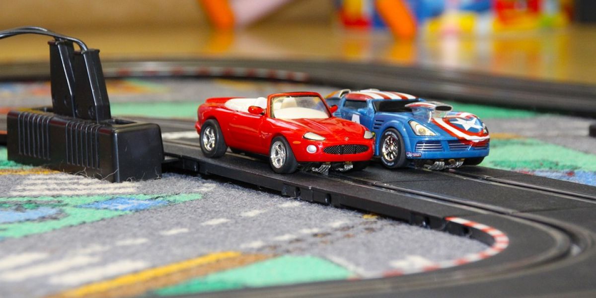 Pista de carreras de juguete