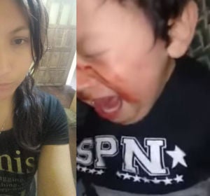 La madre y el pequeño maltratado La madre y el pequeño maltratado