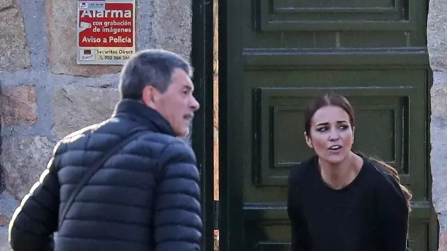 Paula Echevarría y su exsuegro Gervasio Bustamante