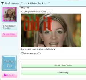 El chat de Britney Spears El chat de Britney Spears